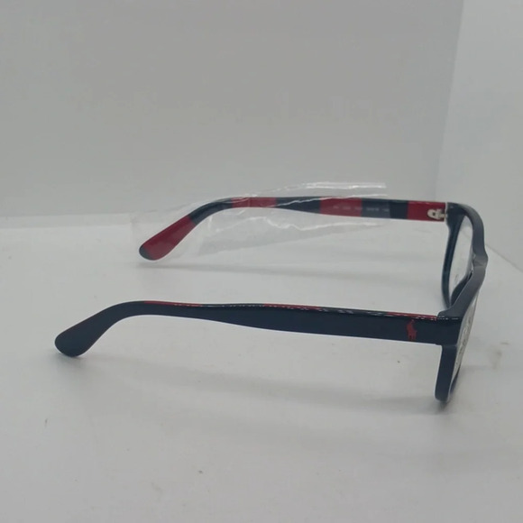 NWT RX-ABLE POLO RALPH LAUREN EYEGLASS FRAMES 2240 (with soft case) BLACK & RED - Picture 5 of 5